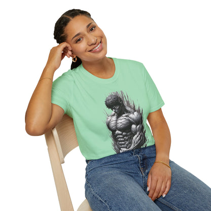 UFC T Shirt | Unleash Fierce Confidence | UFC Tee with Baki Anime Inspiration for Fitness Lovers