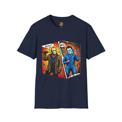 Vintage - Michael Myers Vintage Shirt | Jason Voorhees Funny Halloween Tee - premium material. limited stock. Order yours now and stand out with this exclusive piece!