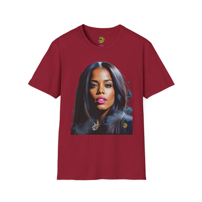 | - Aaliyah shirt | The Legacy Lives On | Memorial Portrait Tribute Tee - custom-made. limited stock. Order yours now and stand out with this exclusive piece!