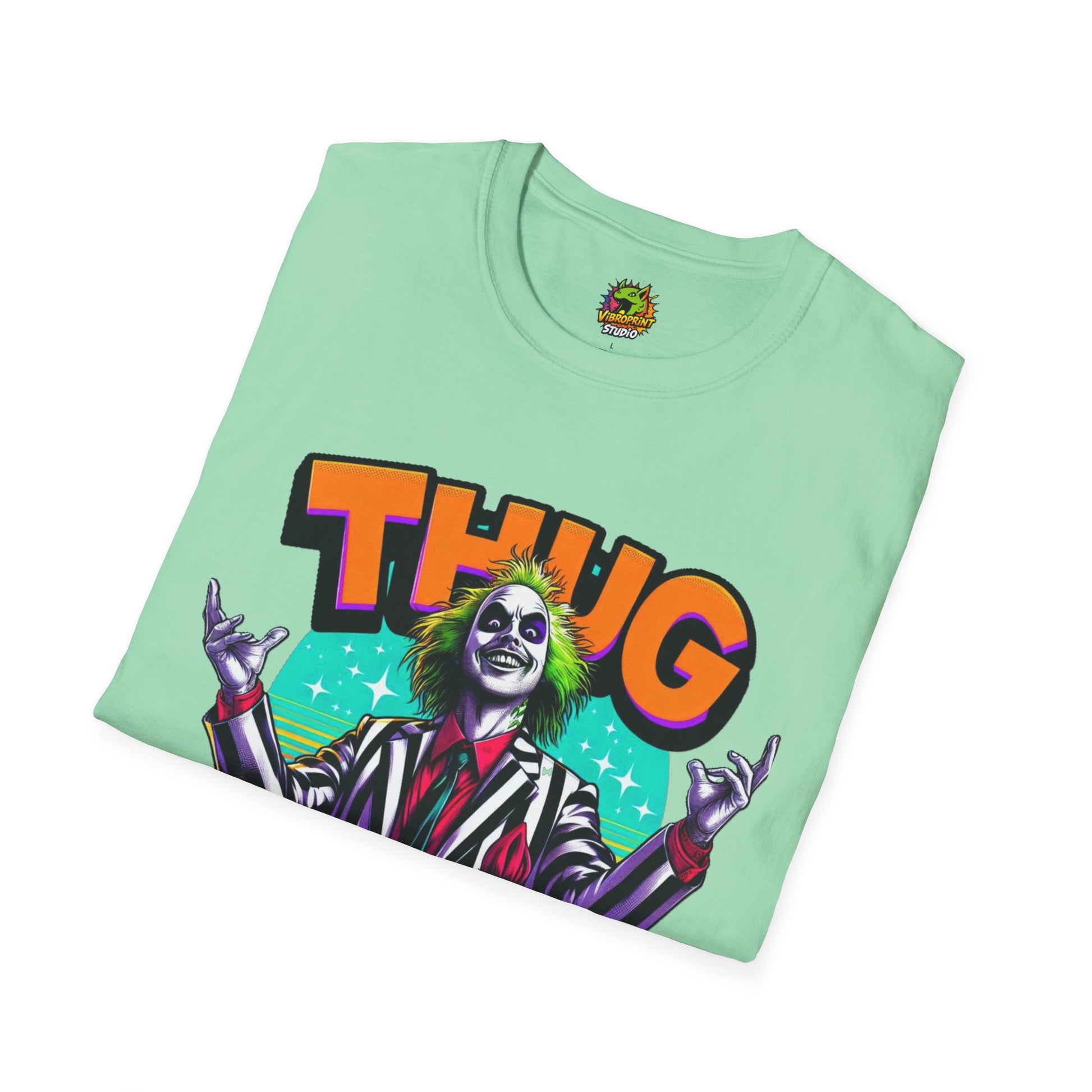 Beetlejuice - Beetlejuice Shirt | Spooky Thug Life Tee | Halloween Beetlejuice Graphic Shirt Women - custom-made. perfect gift idea. Order yours now and stand out with this exclusive piece!