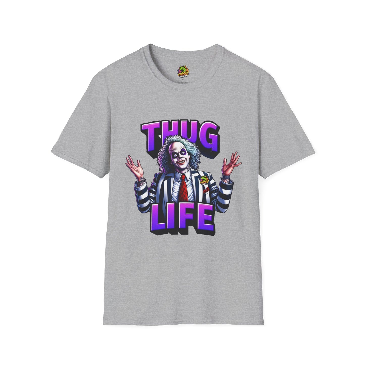 T-Shirt - Beetlejuice Shirt | Thug Life Halloween Tee | Funny Beetlejuice Graphic T-Shirt - custom-made. perfect gift idea. Order yours now and stand out with this exclusive piece!