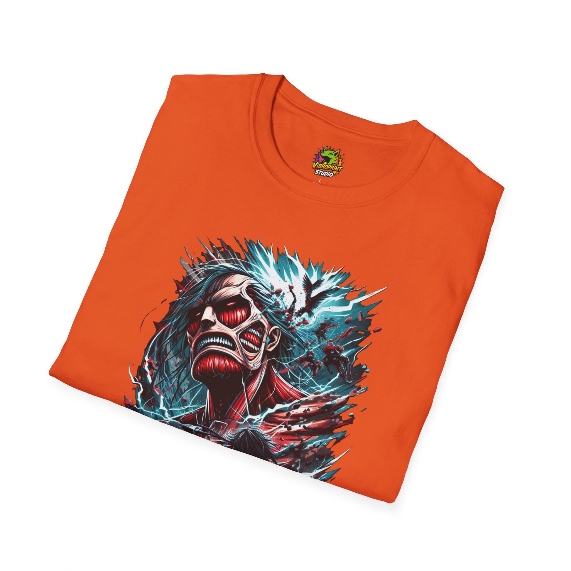 | - Eren Yeager Titan’s Resolve Unshaken Tee | Official Attack on Titan - custom-made. perfect gift idea. Order yours now and stand out with this exclusive piece!