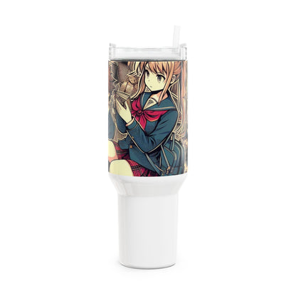 Stanley Tumbler | Colorful Anime Tumbler for Gamers and Geek Fans | Pop Culture Drinkware - High Quality Image