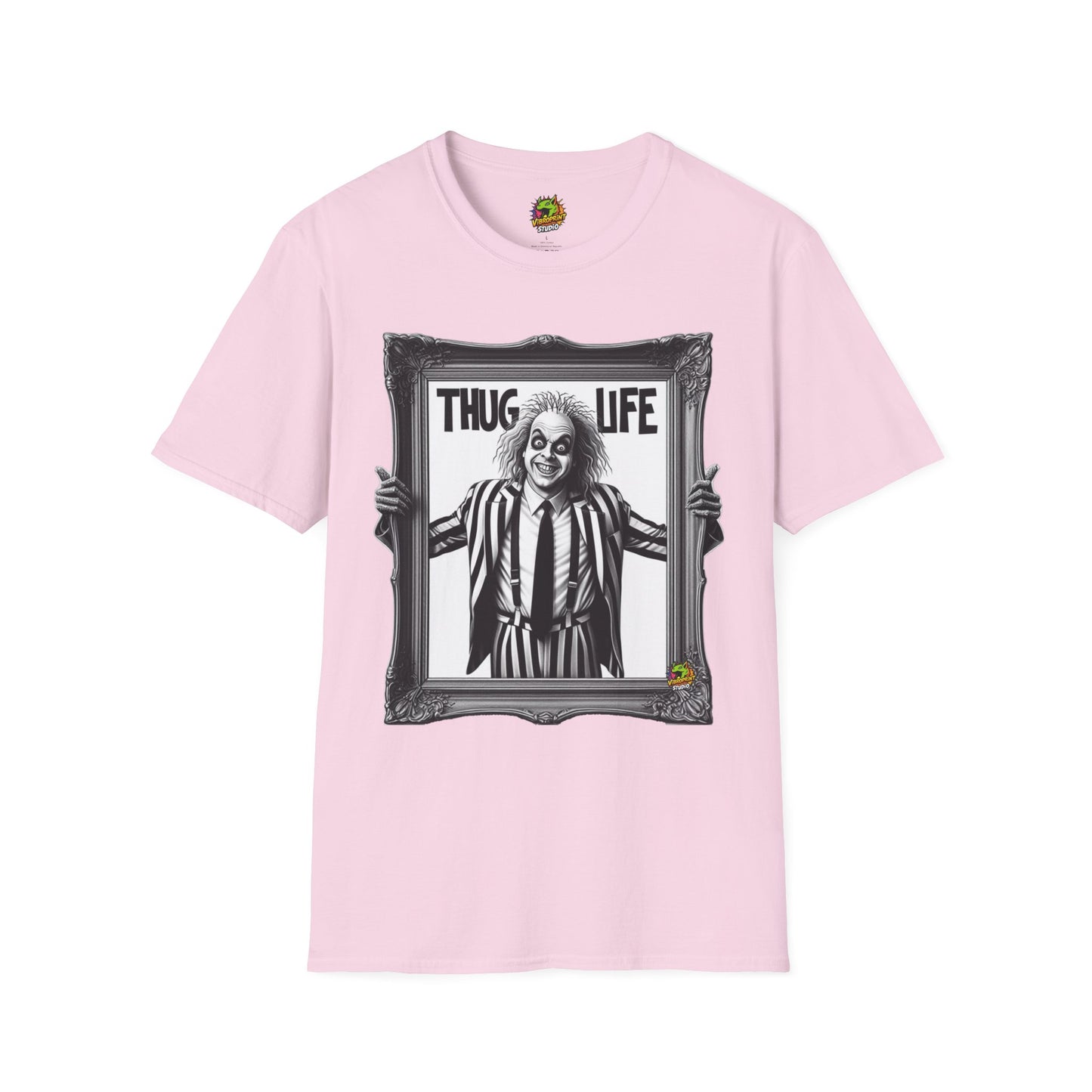 T-Shirt - Beetlejuice Shirt | Funny Thug Life Halloween Tee | Beetlejuice Graphic T-Shirt for Halloween - premium material. limited stock. Order yours now and stand out with this exclusive piece!