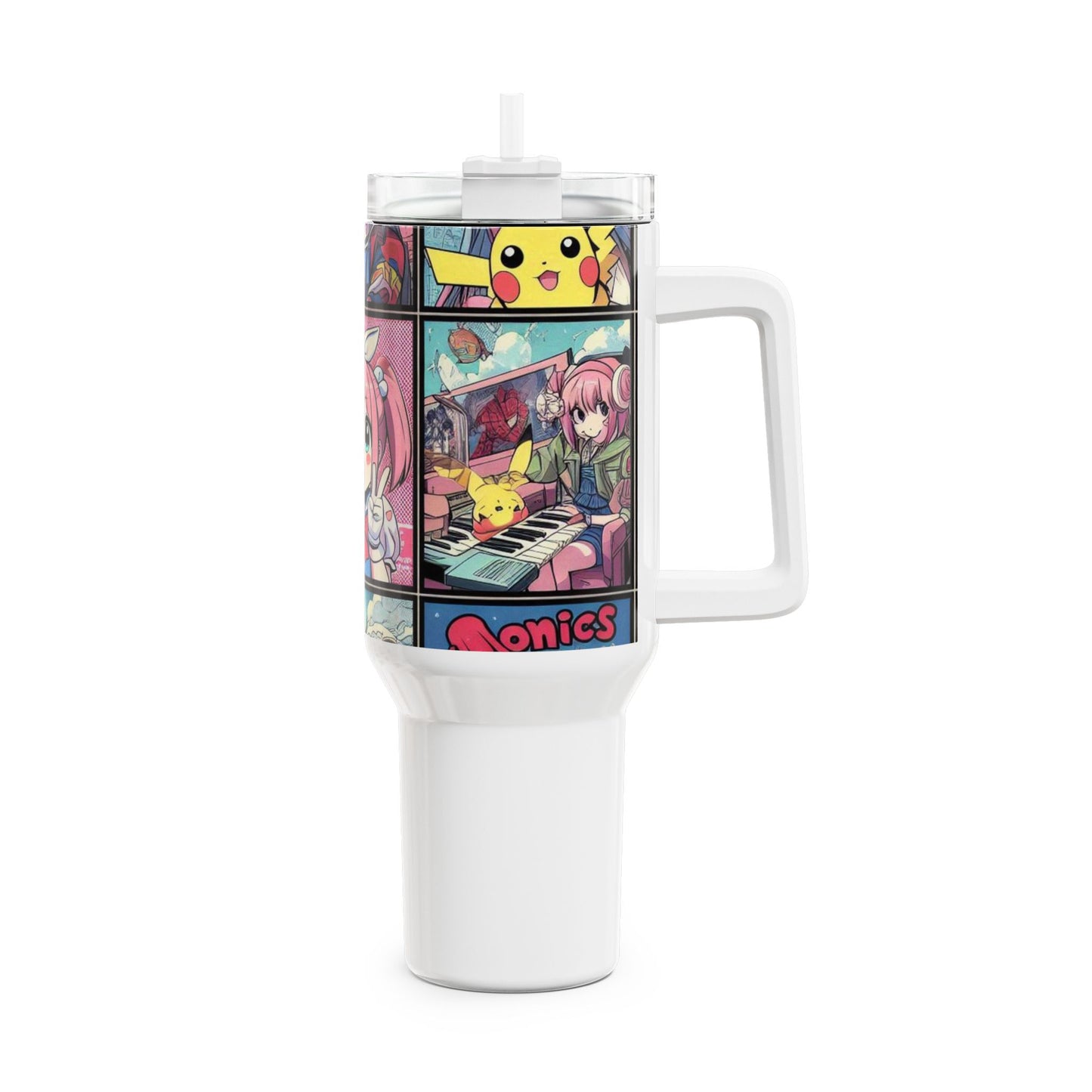 | - Stanley Tumbler | Colorful Anime and Comics Tumbler for Gamers | Geek Drinkware - custom-made. perfect gift idea. Order yours now and stand out with this exclusive piece!