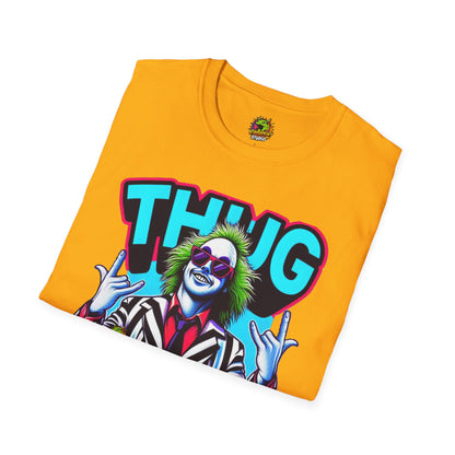 Beetlejuice - Beetlejuice Shirt | Thug Life Halloween Graphic Tee | Spooky Beetlejuice T-Shirt - premium material. perfect gift idea. Order yours now and stand out with this exclusive piece!