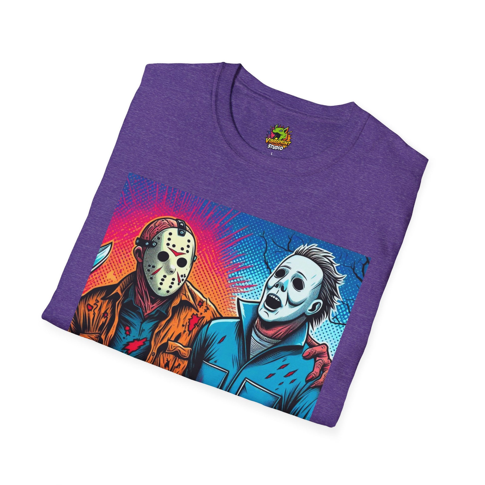 product - Jason Voorhees & Michael Myers Shirt | Funny Vintage Halloween Tee - premium material. perfect gift idea. Order yours now and stand out with this exclusive piece!