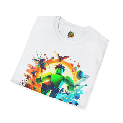 high-quality - Cool Roblox Adventure T-Shirt for Kids | Roblox Graphic Tee | Roblox Inspired Shirt for Boys & Girls | Fun Roblox Gift - Order yours now and stand out with this exclusive piece!