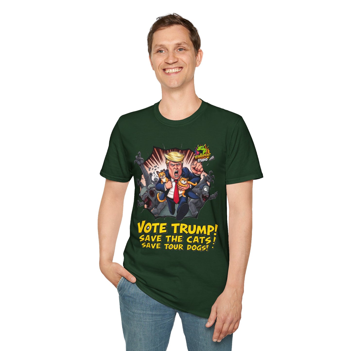 They're Eating the Dogs Tee | Trump Election Satire Shirt | Funny Political Graphic Tee