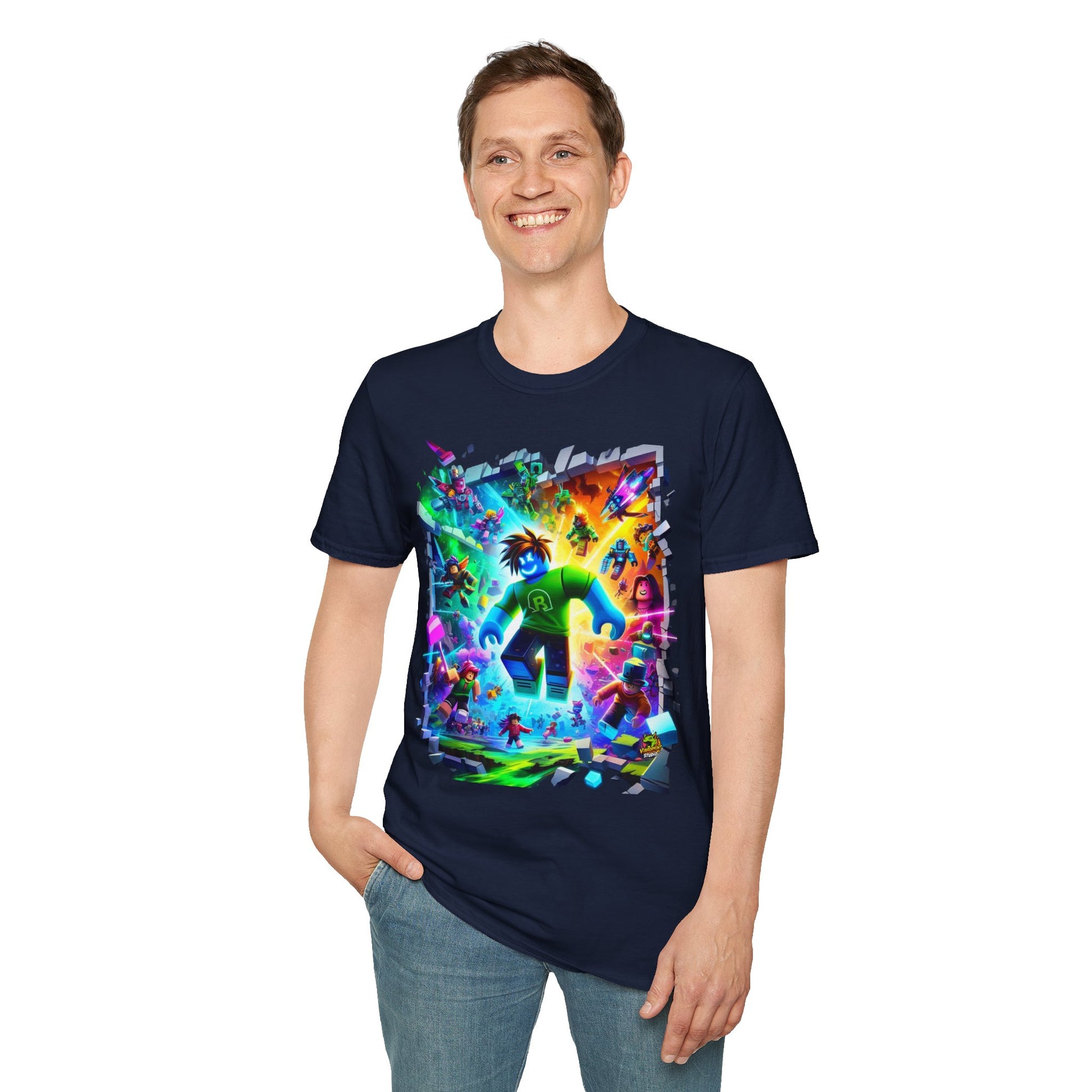 Cool - Roblox Adventure T-Shirt for Kids | Roblox Clothing for Boys & Girls | Trendy Roblox Graphic Tee | Cool Roblox Merch - custom-made. perfect gift idea. Order yours now and stand out with this exclusive piece!