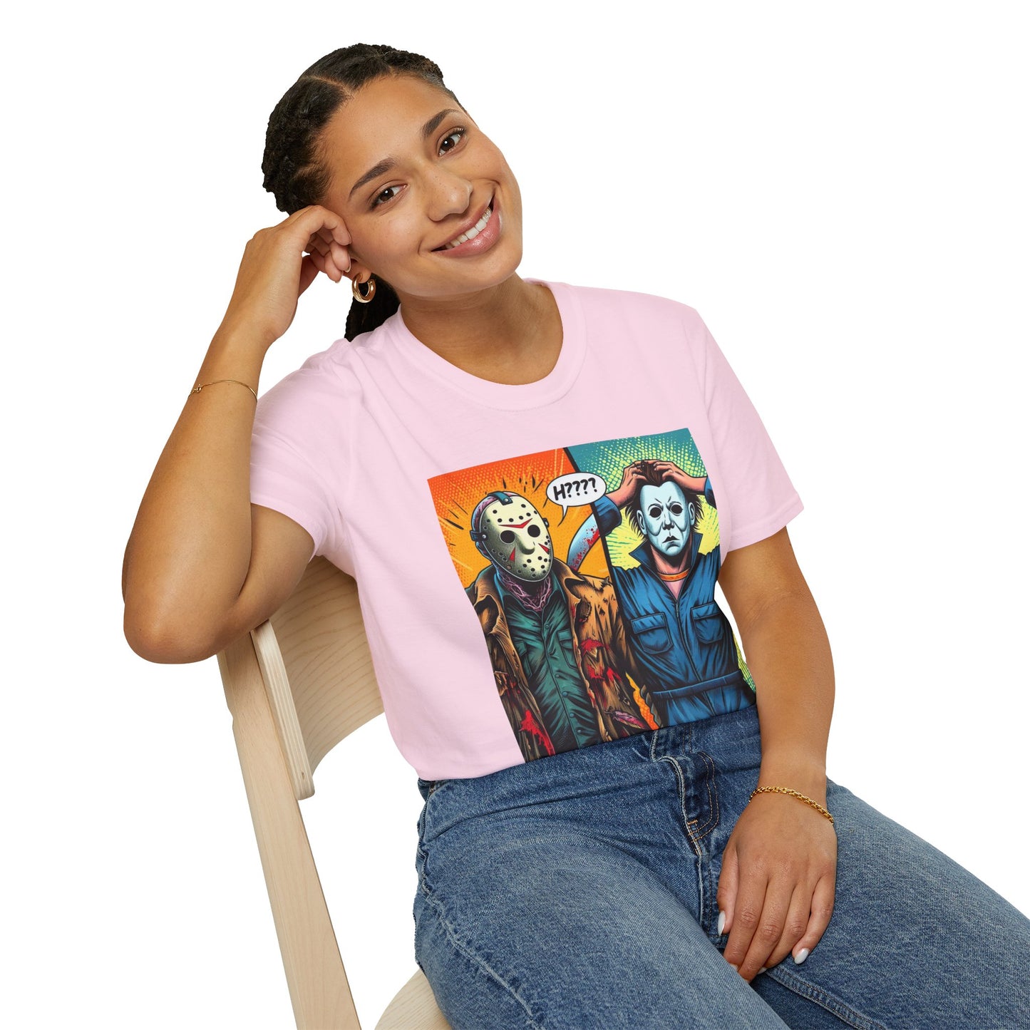 Jason Voorhees & Michael Myers Shirt | Funny Halloween Picnic Tee