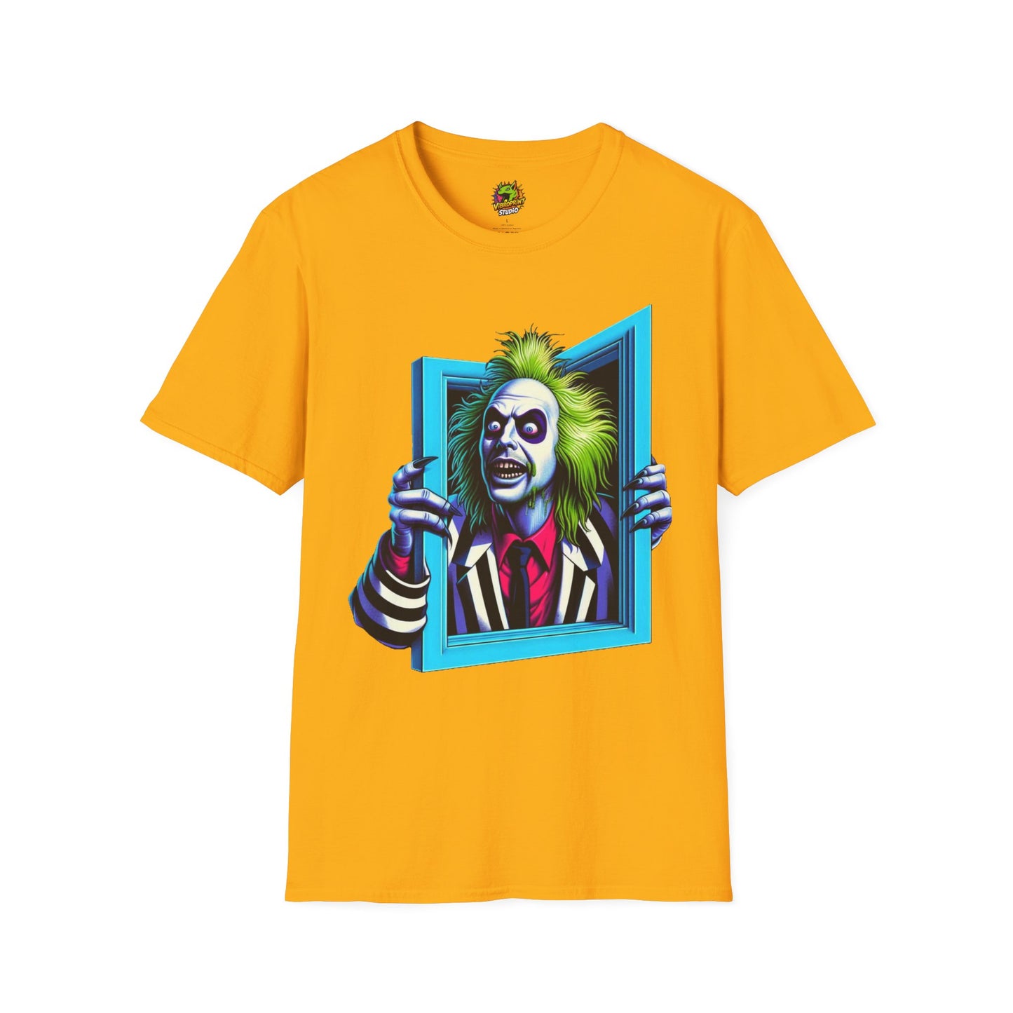 | - Beetlejuice Shirt | Funny Halloween T-Shirt for Adults | Beetlejuice Classic Movie Graphic Tee | Spooky Halloween Style - premium material. limited stock. Order yours now and stand out with this exclusive piece!