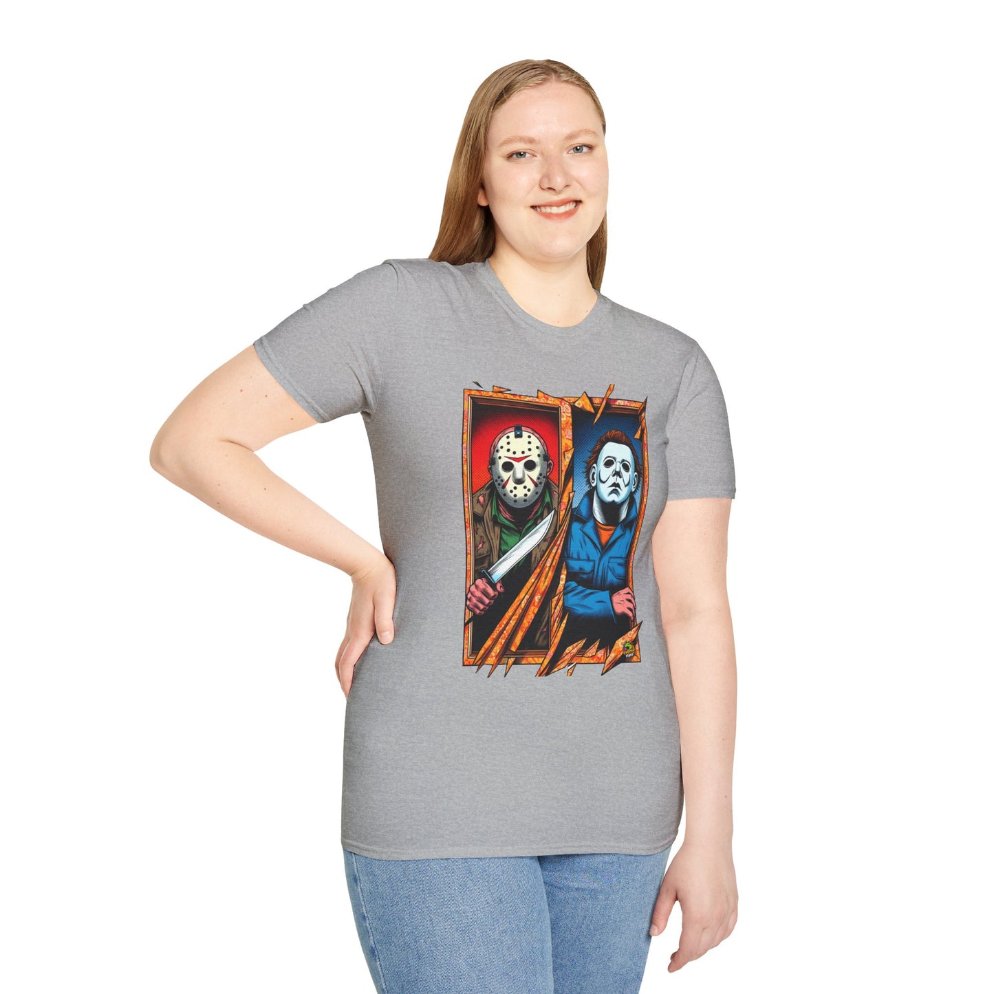 Michael Myers Vintage Tee | Jason Voorhees Funny Picnic Scene