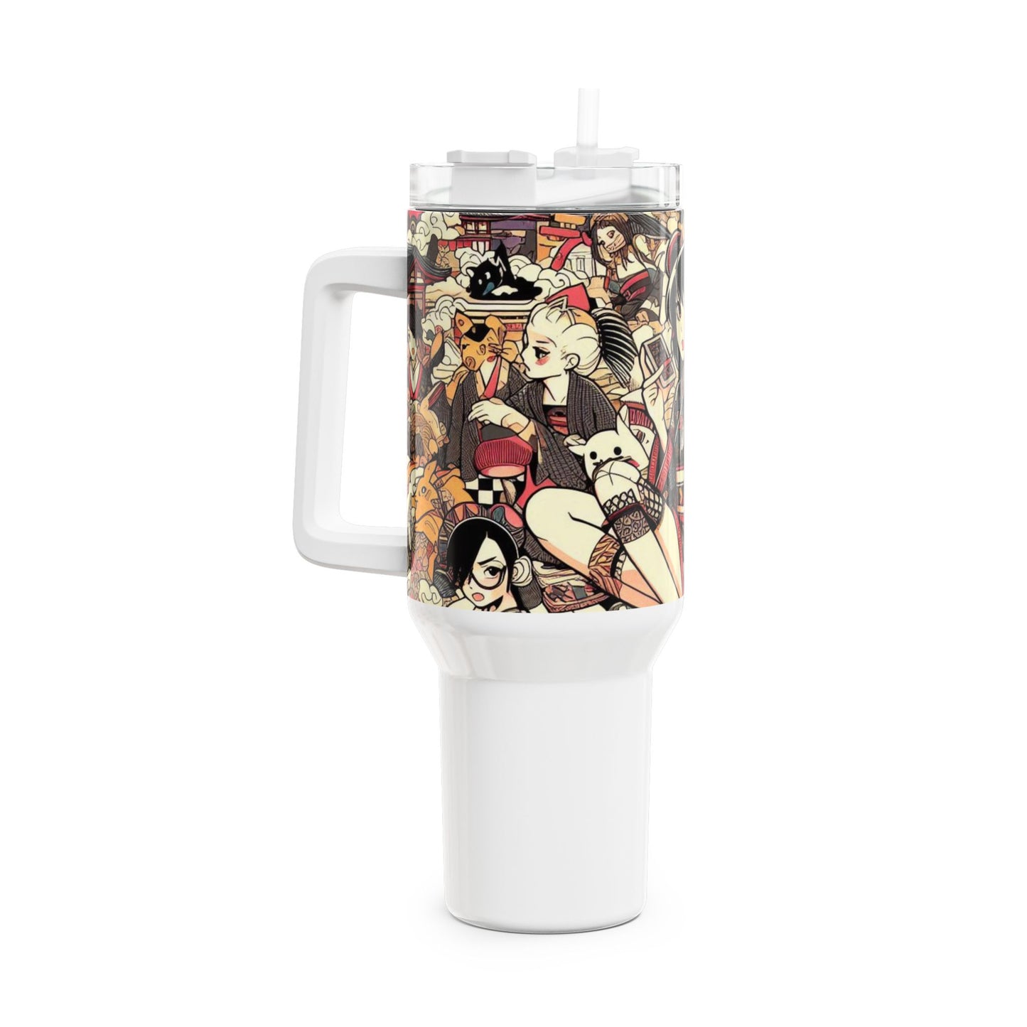 Fans - Stanley cup | Geek Drinkware for Anime Fans | Colorful Cartoon Tumbler - custom-made. limited stock. Order yours now and stand out with this exclusive piece!