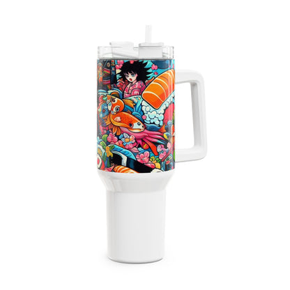 | - Stanley cup | Geek Tumbler for Cartoon Lovers | Colorful Anime Fans Drinkware - premium material. perfect gift idea. Order yours now and stand out with this exclusive piece!