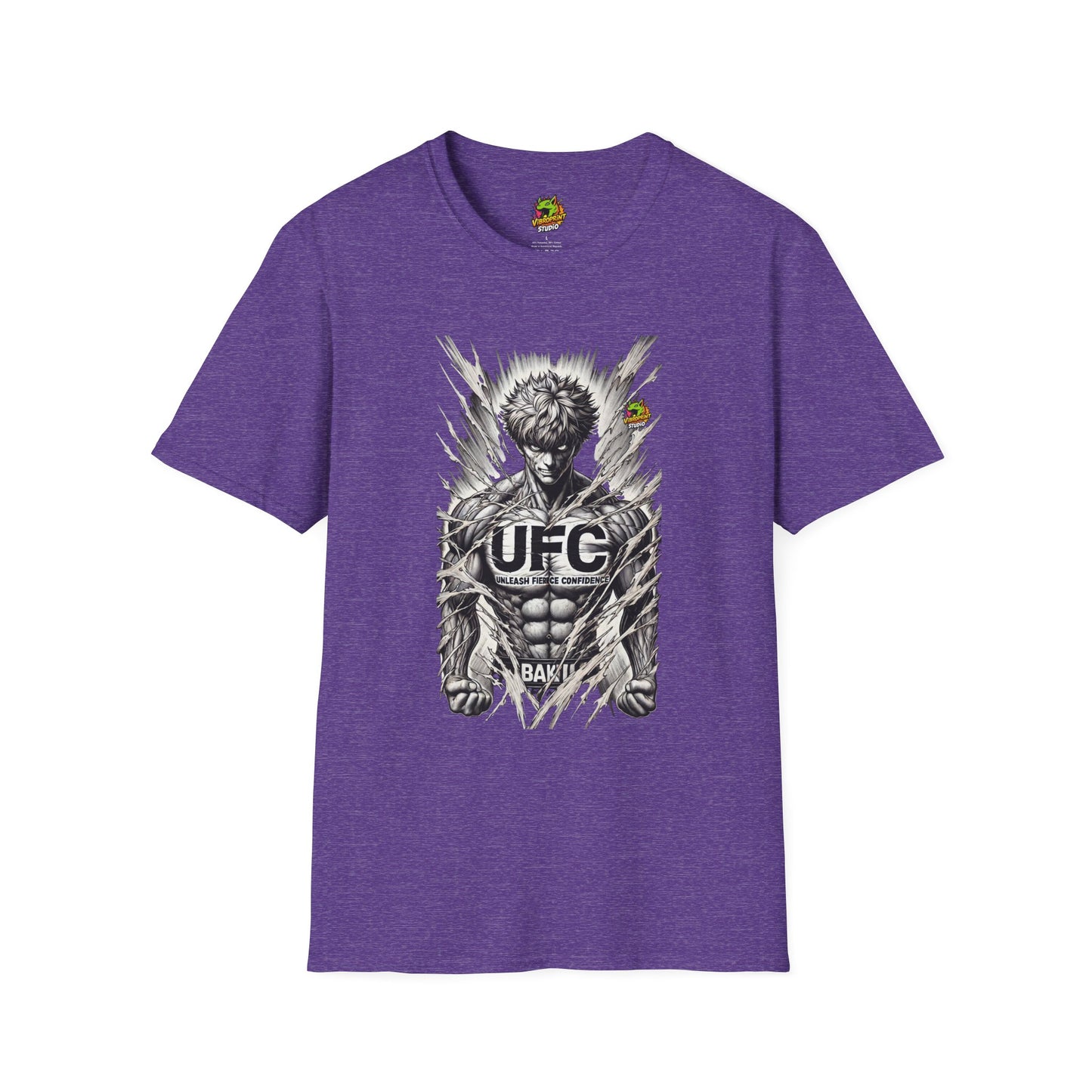 Shirt - UFC T Shirt | Unleash Fierce Confidence | UFC Tee with Baki Anime T Shirt Inspiration - custom-made. limited stock. Order yours now and stand out with this exclusive piece!