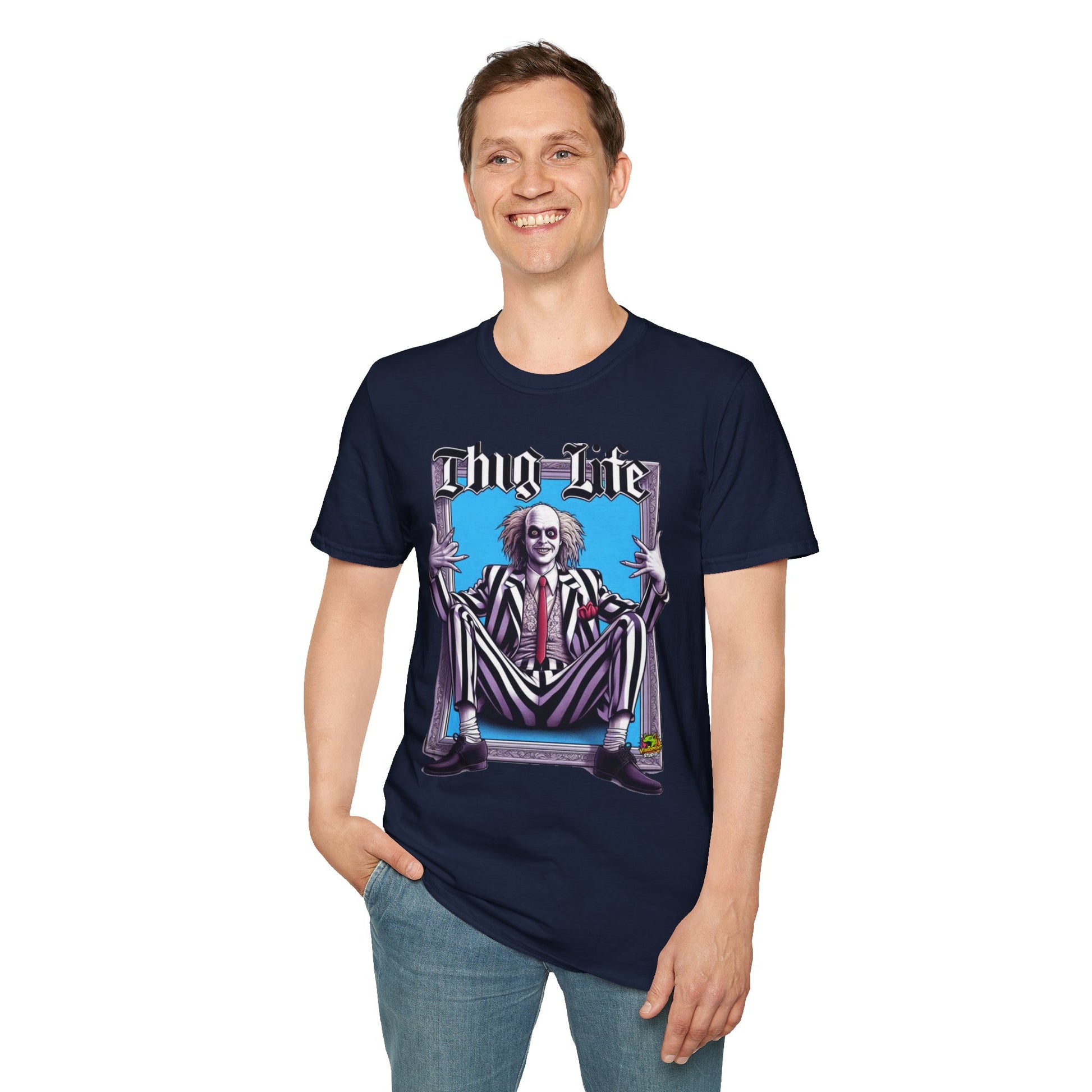 exclusive - Beetlejuice Shirt | Halloween Thug Life Tee | Spooky Beetlejuice Graphic Shirt - premium material. perfect gift idea. Order yours now and stand out with this exclusive piece!