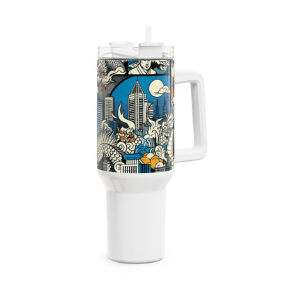 Colorful - Stanley cup | Geeky Cartoon Tumbler for Anime Fans | Colorful Drinkware - premium material. perfect gift idea. Order yours now and stand out with this exclusive piece!