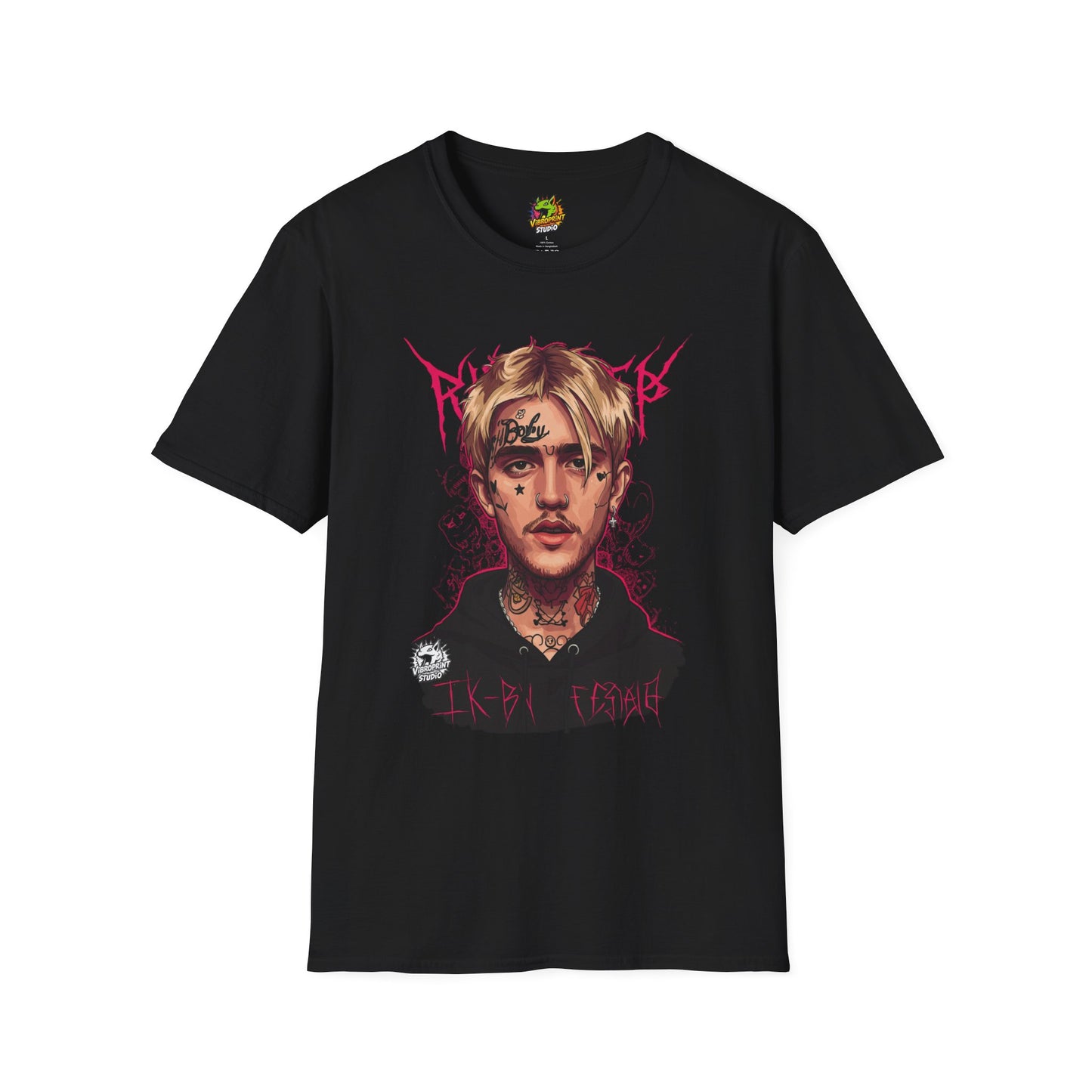 Lil Peep Merch T-Shirt Original Vibroprint Studio Design Goth Emo Sadboy Clothing