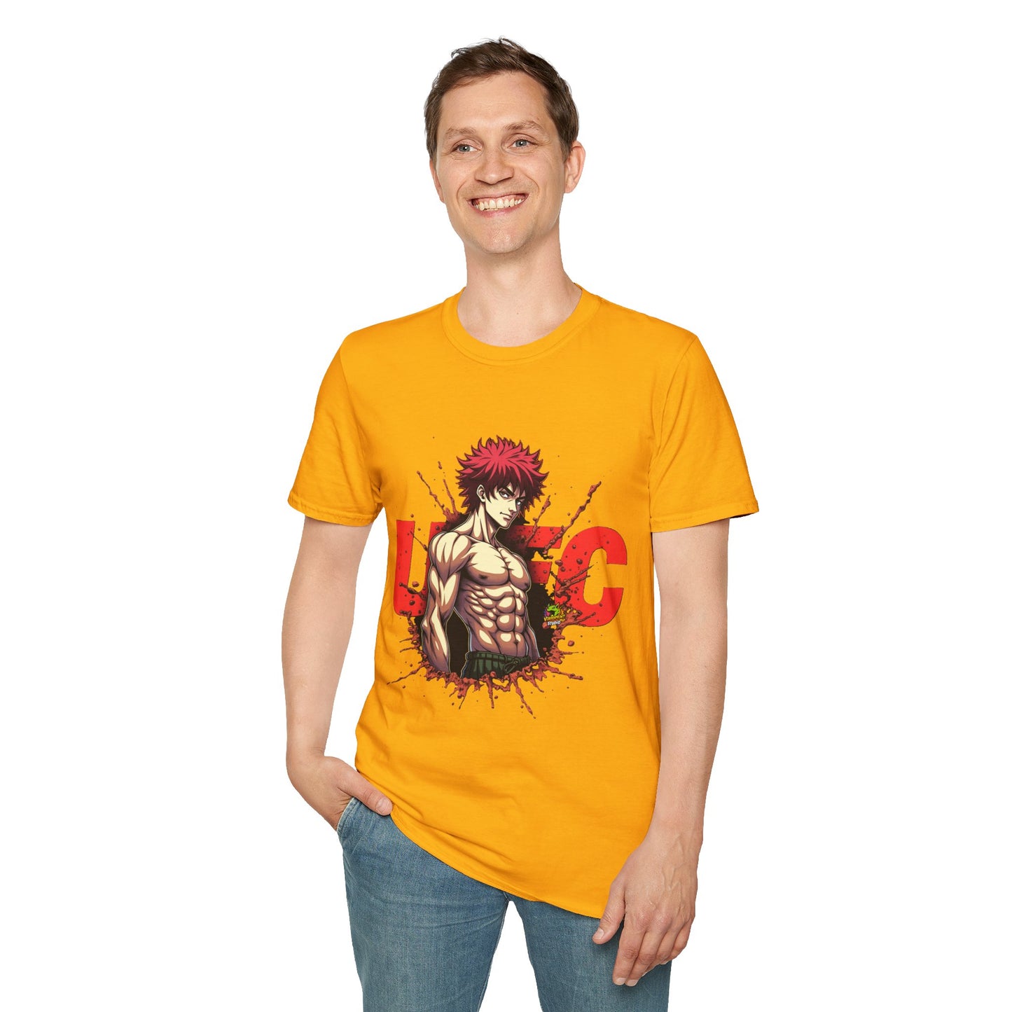 UFC T Shirt | Unleash Fierce Confidence | Motivational UFC Tee with Baki Anime T Shirt Influence