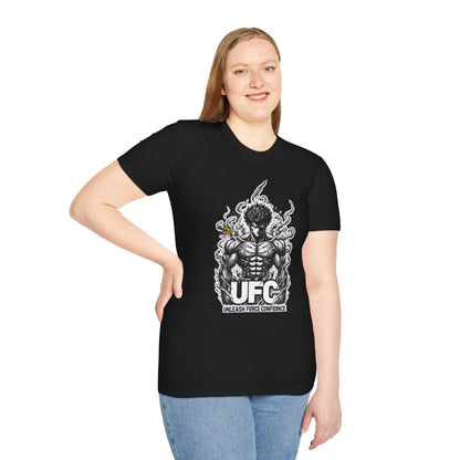 Motivational - UFC T Shirt | Unleash Fierce Confidence | Motivational UFC Tee with Baki Anime Influence - premium material. limited stock. Order yours now and stand out with this exclusive piece!