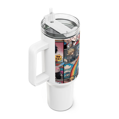 Tumbler - Stanley cup | Colorful Anime and Geek Tumbler for Gamers | Pop Culture Drinkware - premium material. perfect gift idea. Order yours now and stand out with this exclusive piece!