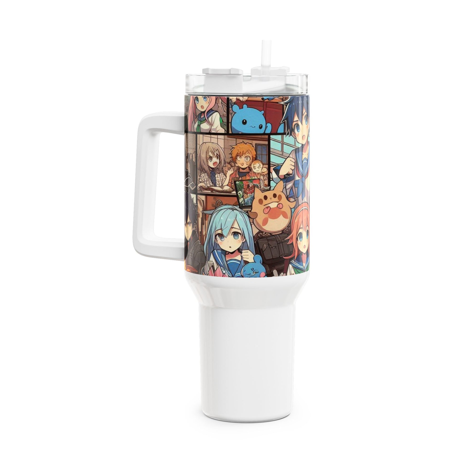 | - Stanley Tumbler | Geek and Gamer Drinkware for Anime Fans | Colorful Cartoon Tumbler - custom-made. perfect gift idea. Order yours now and stand out with this exclusive piece!