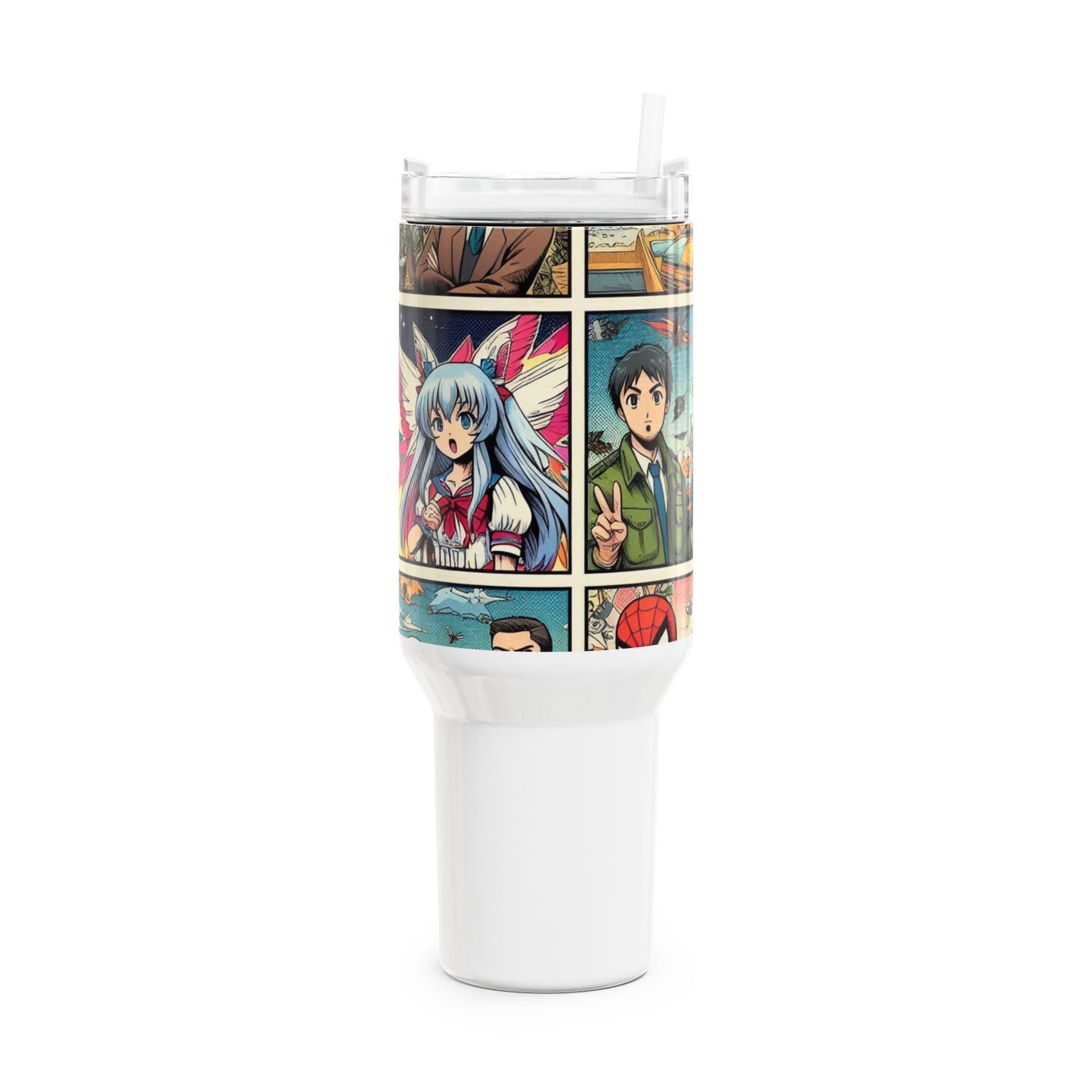 Stanley Tumbler | Colorful Anime and Comics Themed Tumbler | Geek Drinkware for Fans - High Quality Image