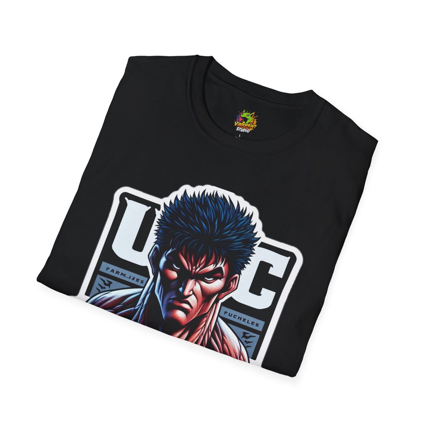 UFC - UFC T Shirt | Unleash Fierce Confidence | UFC Tee with Baki Anime Strength - premium material. limited stock. Order yours now and stand out with this exclusive piece!