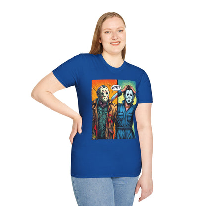 & - Jason Voorhees & Michael Myers Shirt | Funny Halloween Picnic Tee - premium material. limited stock. Order yours now and stand out with this exclusive piece!