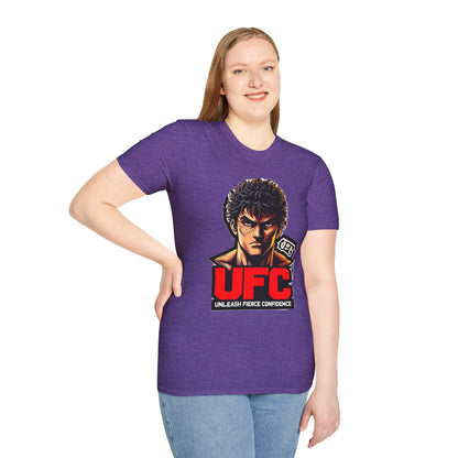 UFC T Shirt | Unleash Fierce Confidence | Motivational UFC Tee with Baki Anime Elements