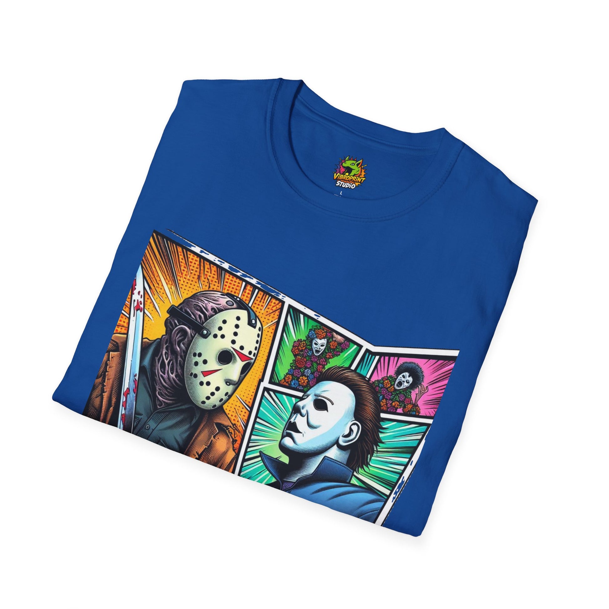 & - Jason Voorhees & Michael Myers Shirt | Funny Vintage Halloween Tee - premium material. limited stock. Order yours now and stand out with this exclusive piece!