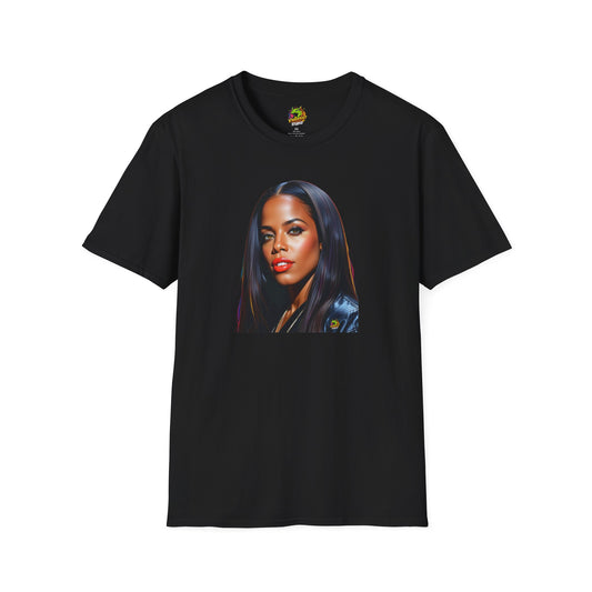 Aaliyah shirt | Memorial Tribute to the Queen of Urban Pop | Honoring Her Timeless Legacy - High Quality Image