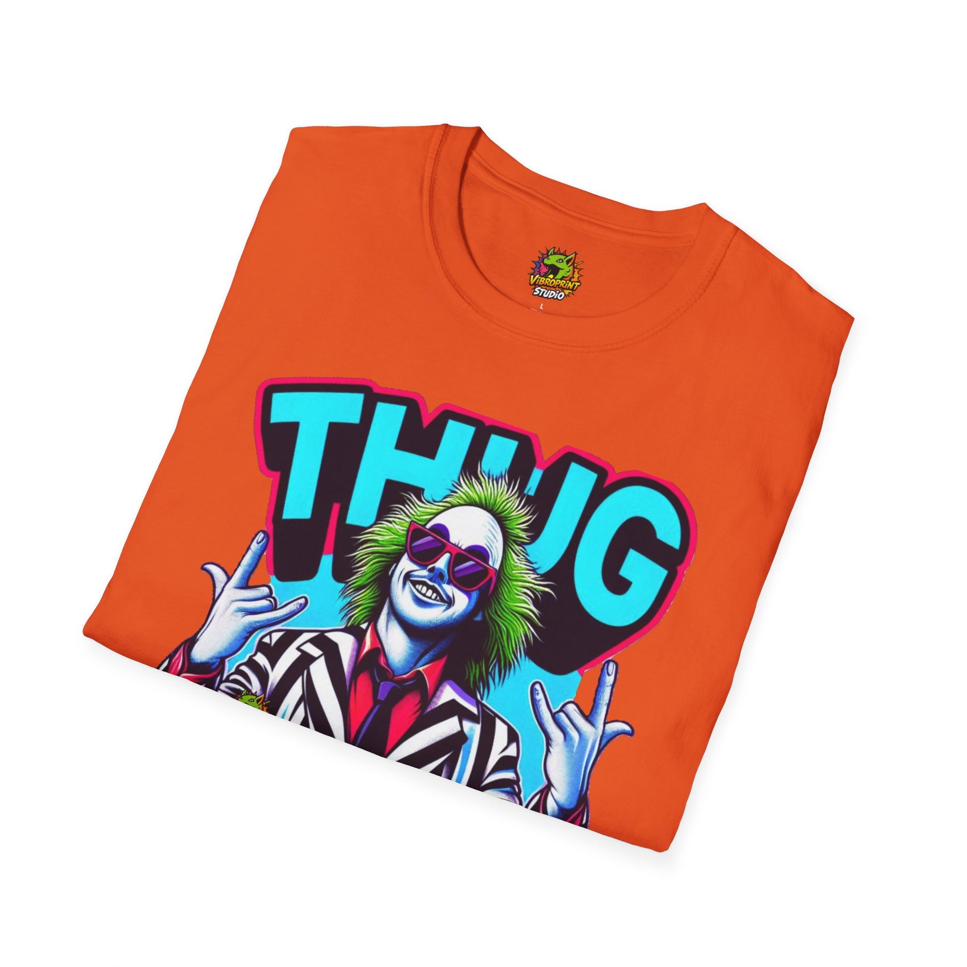 Tee - Beetlejuice Shirt | Thug Life Halloween Graphic Tee | Spooky Beetlejuice T-Shirt - custom-made. perfect gift idea. Order yours now and stand out with this exclusive piece!