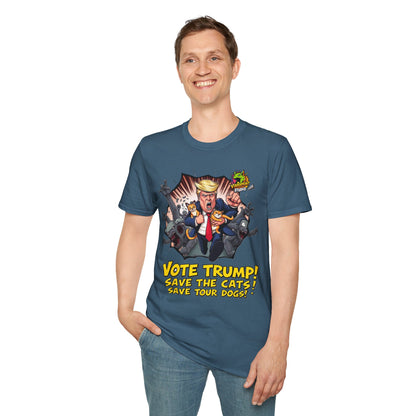 They're Eating the Dogs Tee | Trump Election Satire Shirt | Funny Political Graphic Tee