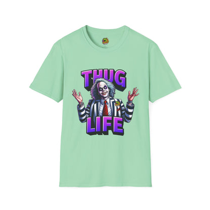 Beetlejuice - Beetlejuice Shirt | Thug Life Halloween Tee | Funny Beetlejuice Graphic T-Shirt - premium material. perfect gift idea. Order yours now and stand out with this exclusive piece!