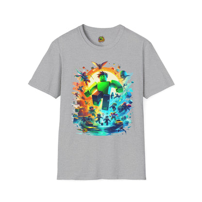 Roblox - Cool Roblox Adventure T-Shirt for Kids | Roblox Graphic Tee | Roblox Inspired Shirt for Boys & Girls | Fun Roblox Gift - premium material. perfect gift idea. Order yours now and stand out with this exclusive piece!