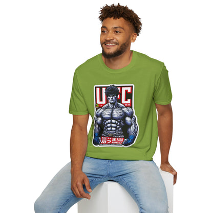 UFC T Shirt | Unleash Fierce Confidence | Motivational UFC Tee with Baki Anime Strength