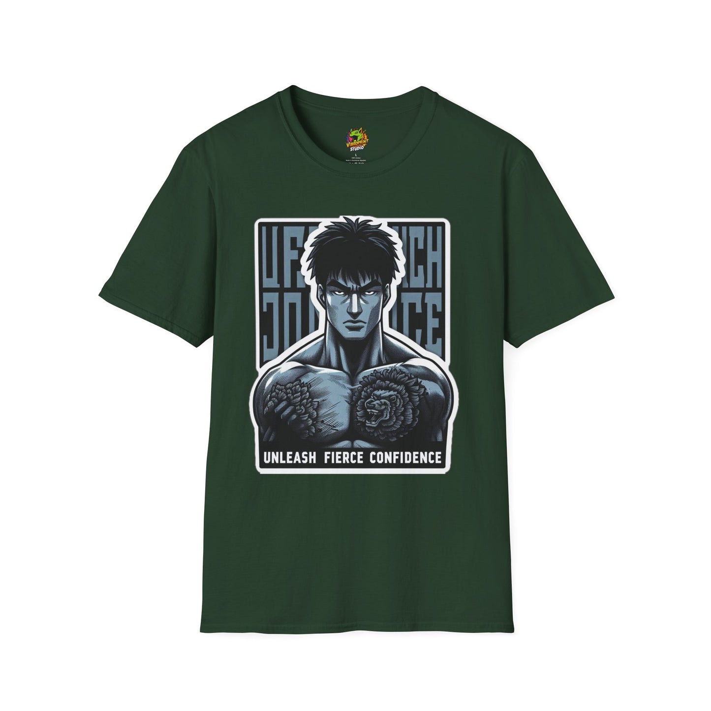 Michael Myers inspired design - UFC T Shirt | Unleash Fierce Confidence | UFC Tee with Baki Anime T Shirt for motivation Inspiration - comfortable fit. limited edition vintage horror design. Order yours now and stand out with this exclusive piece!