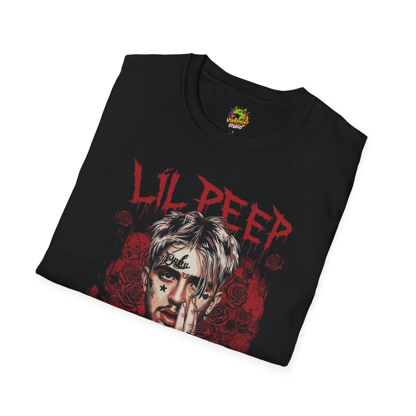 Lil Peep T-Shirt - Vibroprint Design Detail