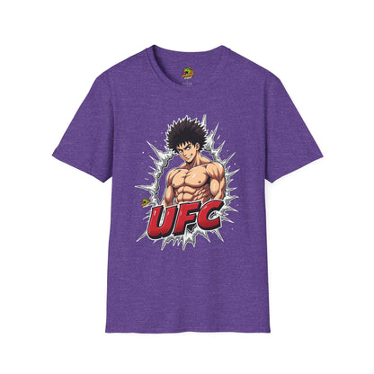 Confidence - UFC T Shirt | Unleash Fierce Confidence | Motivational UFC Tee with Baki Anime Elements - custom-made. perfect gift idea. Order yours now and stand out with this exclusive piece!