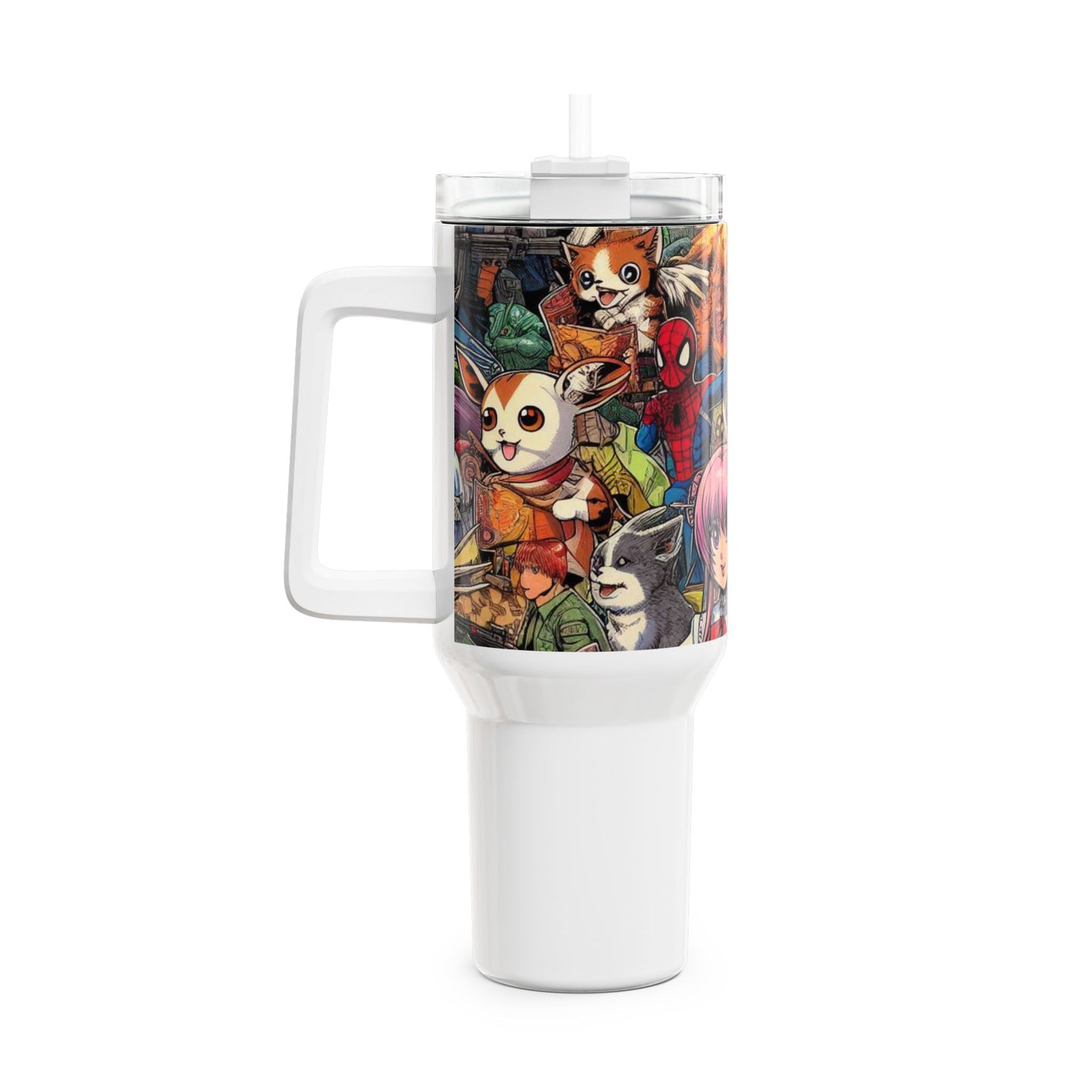 Cartoon - Stanley Tumbler | Colorful Geek Drinkware for Anime Fans | Comics and Cartoon Tumbler - premium material. perfect gift idea. Order yours now and stand out with this exclusive piece!