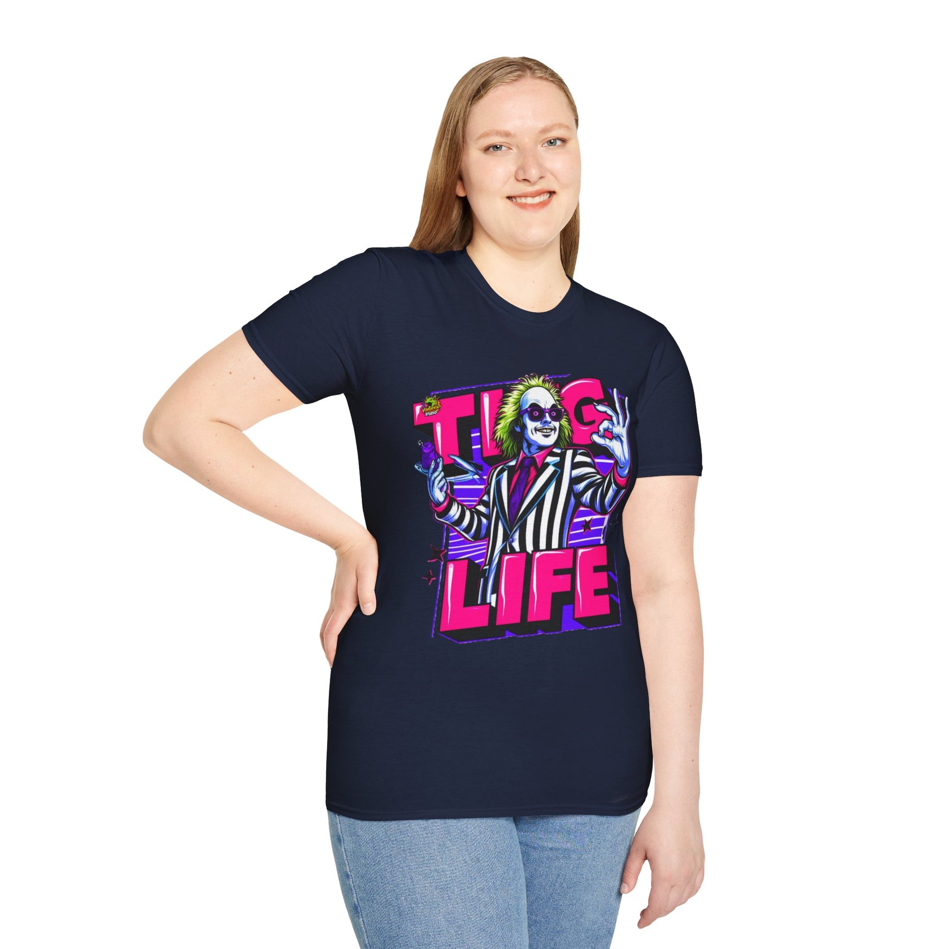 exclusive - Beetlejuice Shirt | Thug Life Halloween Graphic Tee | Spooky Beetlejuice T-Shirt - premium material. limited stock. Order yours now and stand out with this exclusive piece!