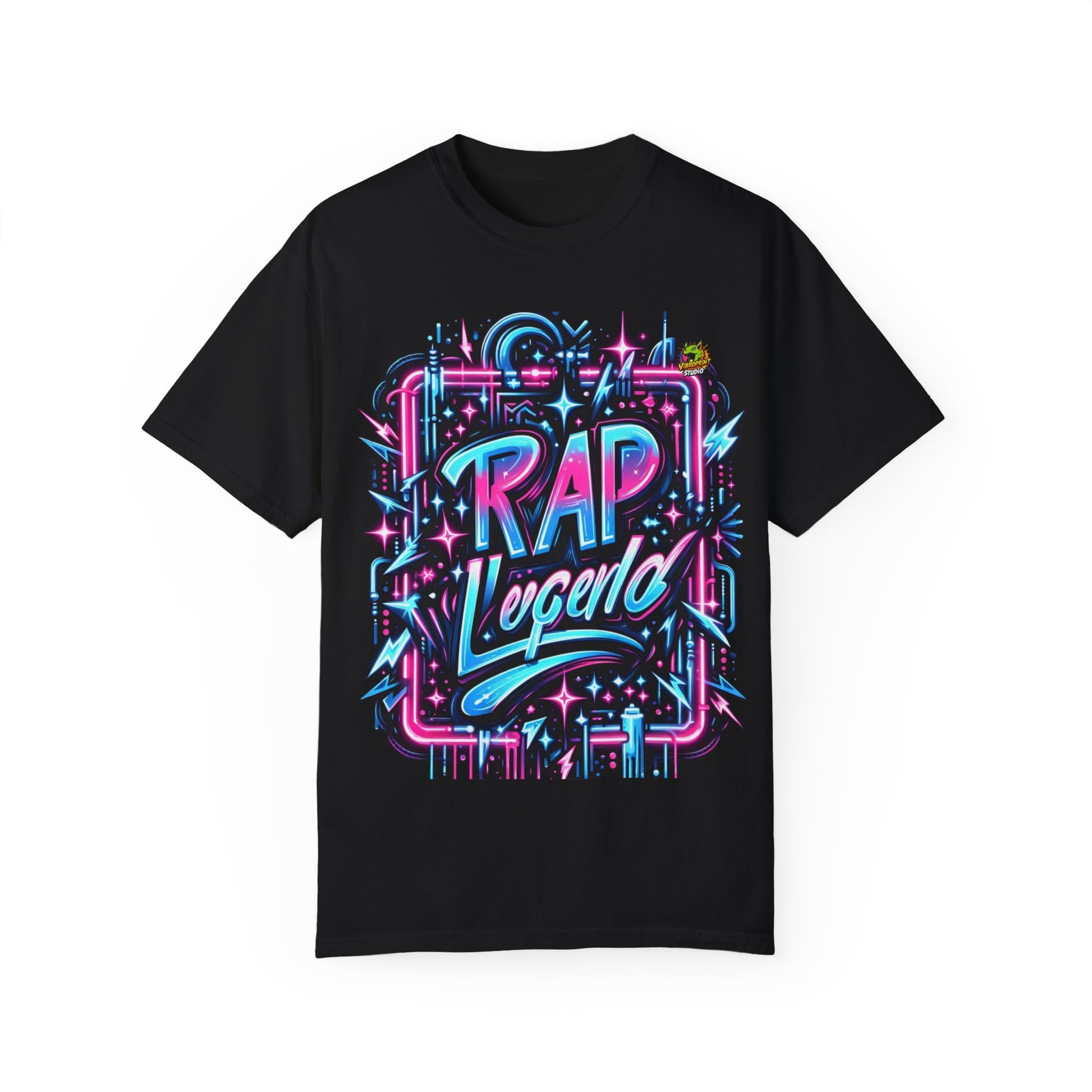 Neon Graffiti Inspired Rapper Merch | Street Art Hip-Hop T-Shirt - High Quality Image