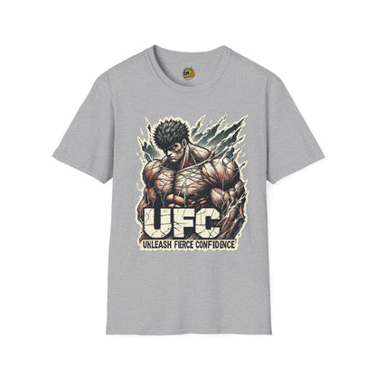 Tee - UFC T Shirt | Unleash Fierce Confidence | Motivational UFC Tee with Baki Anime Influence - premium material. perfect gift idea. Order yours now and stand out with this exclusive piece!