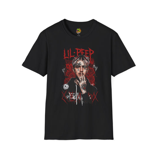 Lil Peep Merch T-Shirt - Original Vibroprint Studio Design - Goth, Emo, Sadboy Clothing