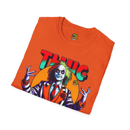 Halloween - Beetlejuice Shirt | Thug Life Halloween T-Shirt | Creepy Beetlejuice Graphic Tee - custom-made. perfect gift idea. Order yours now and stand out with this exclusive piece!