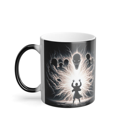 Eleven vs. Demogorgon Stranger Things Color Changing Mug | Heat