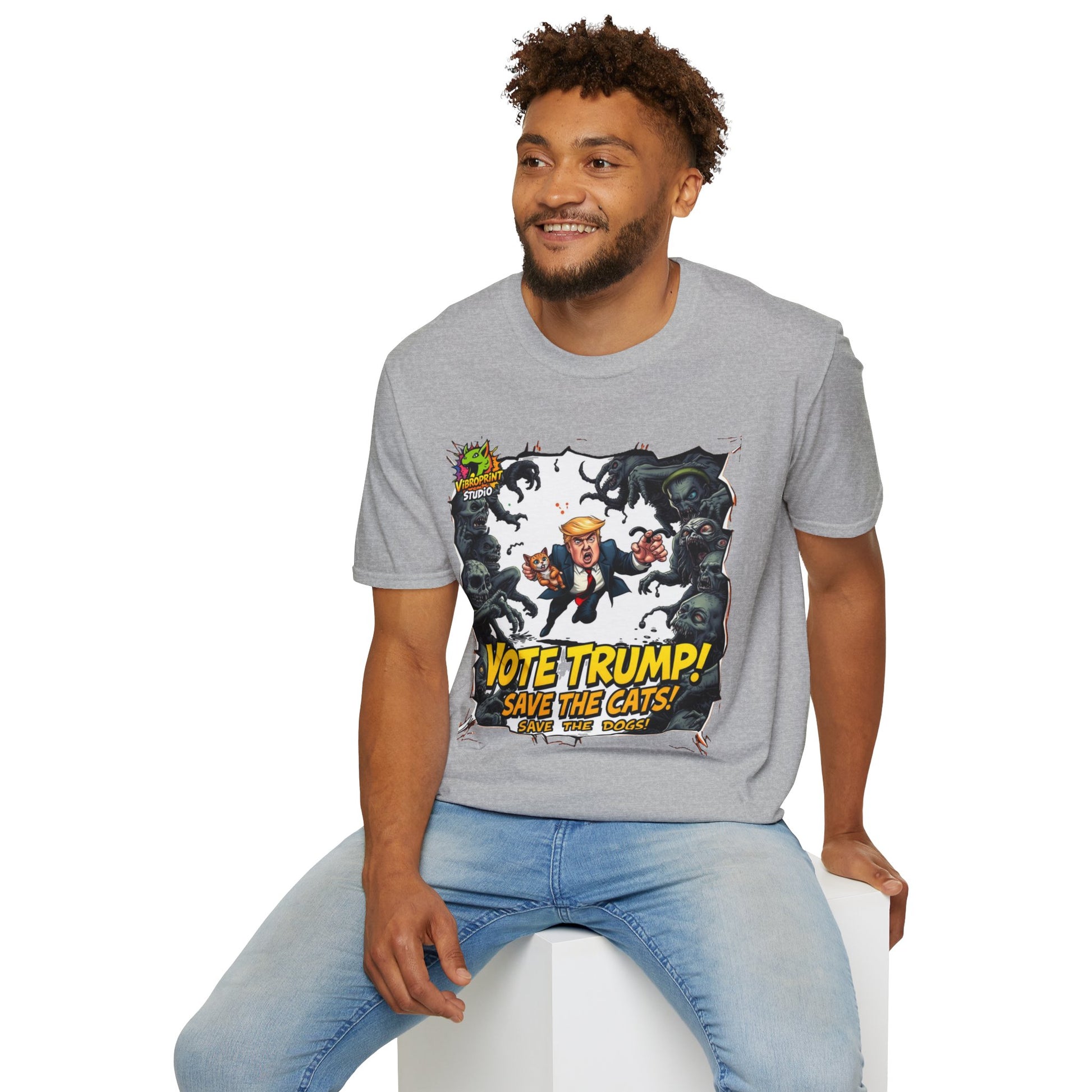 Shirt - They're Eating the Dogs Tee | Satire Trump Election Shirt | Funny Meme Graphic T-Shirt - custom-made. limited stock. Order yours now and stand out with this exclusive piece!