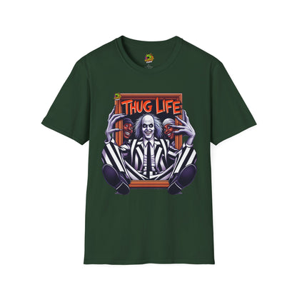 T-Shirt - Beetlejuice Shirt | Thug Life Graphic Tee | Funny Halloween Beetlejuice T-Shirt - premium material. perfect gift idea. Order yours now and stand out with this exclusive piece!